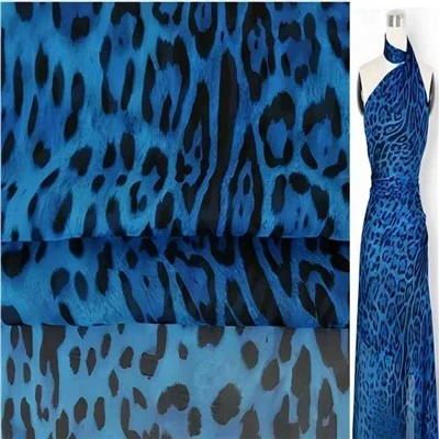 Printed Silk Chiffon Fabric